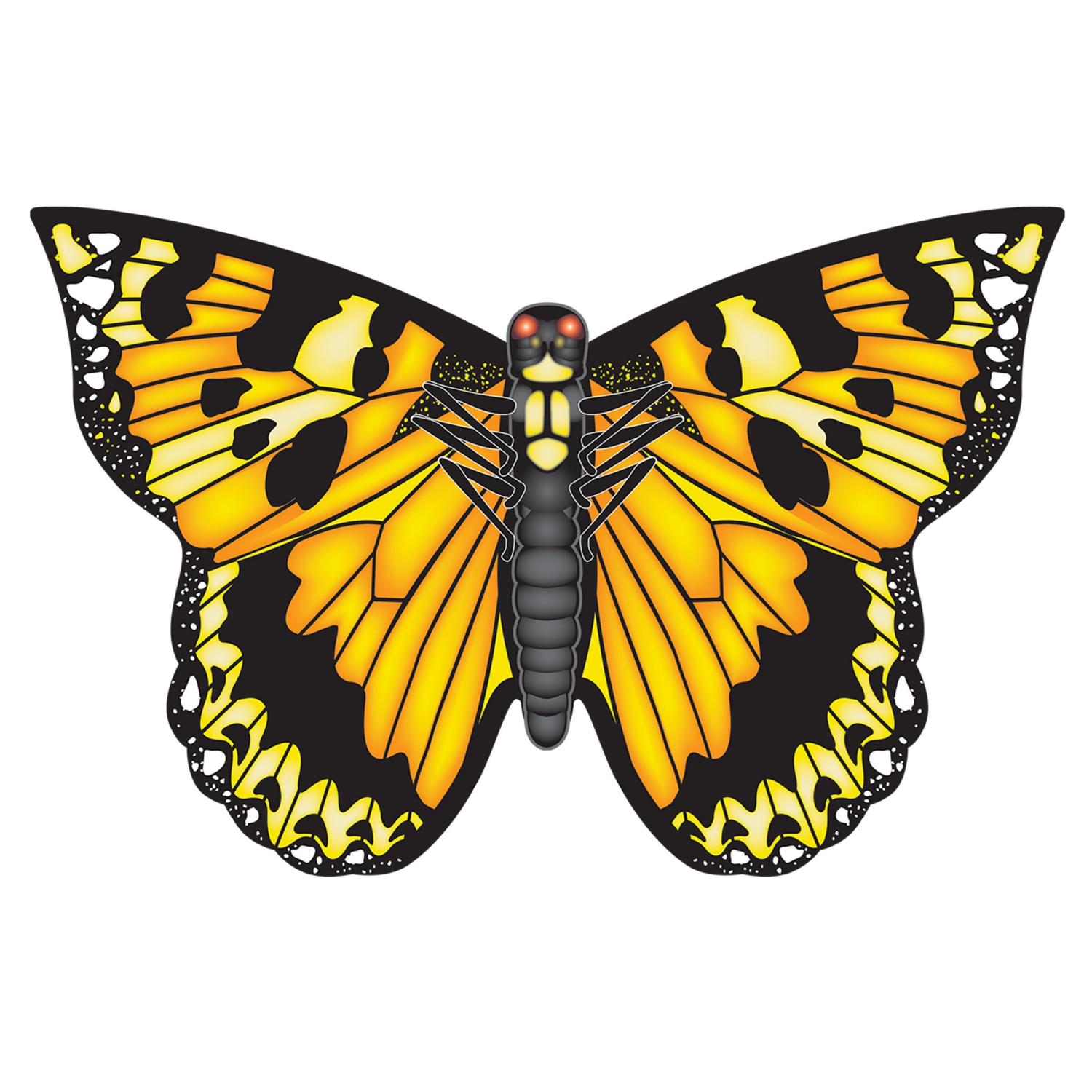 slide 4 of 5, X KITES Butterfly Nylon Kite Asst Master, 1 ct