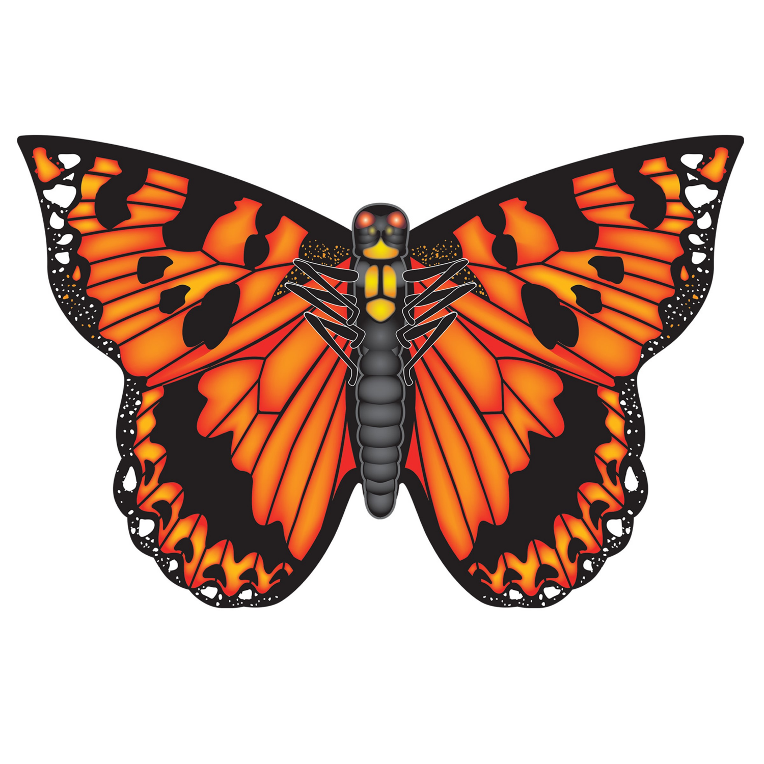 slide 5 of 5, X KITES Butterfly Nylon Kite Asst Master, 1 ct