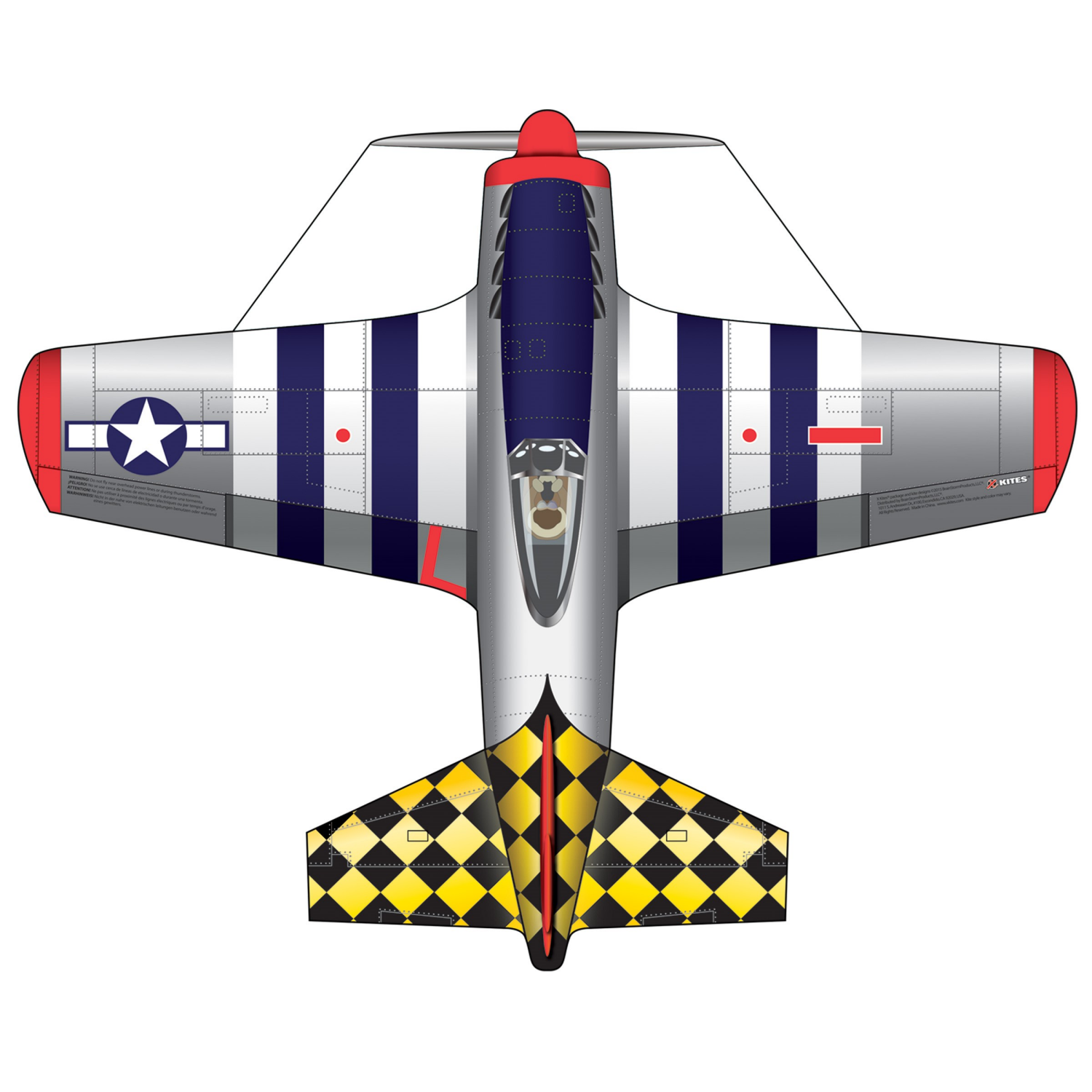 slide 3 of 5, X KITES FlyingAces Kite, 1 ct