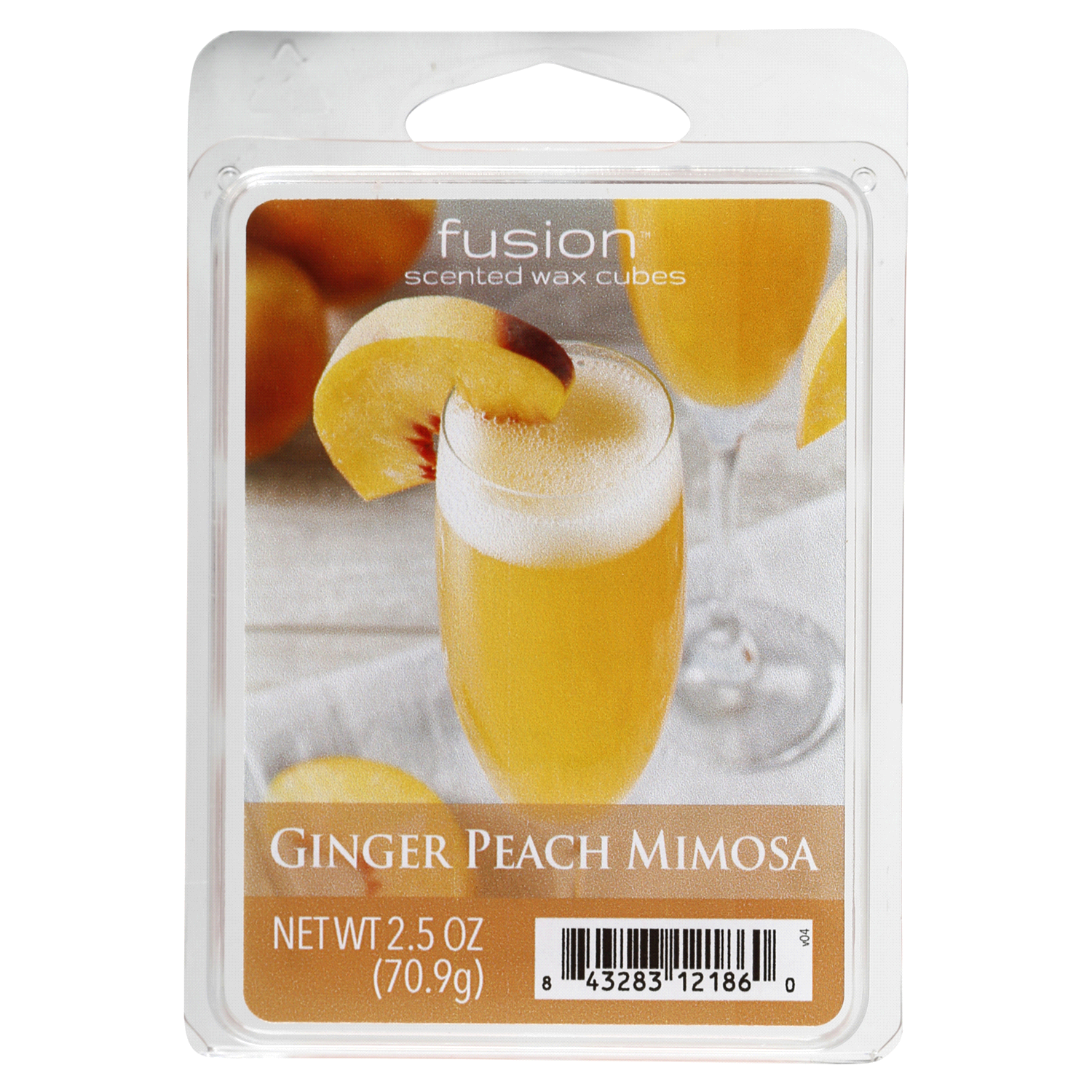 slide 1 of 1, Fusion Ginger Peach Mimosa Scented Wax Cubes, 2.5 oz