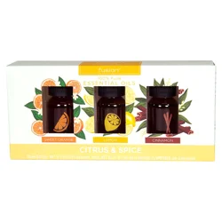 SCENTSATIONALS Fusion Essential Oil Set 3pk Citrus & Spice