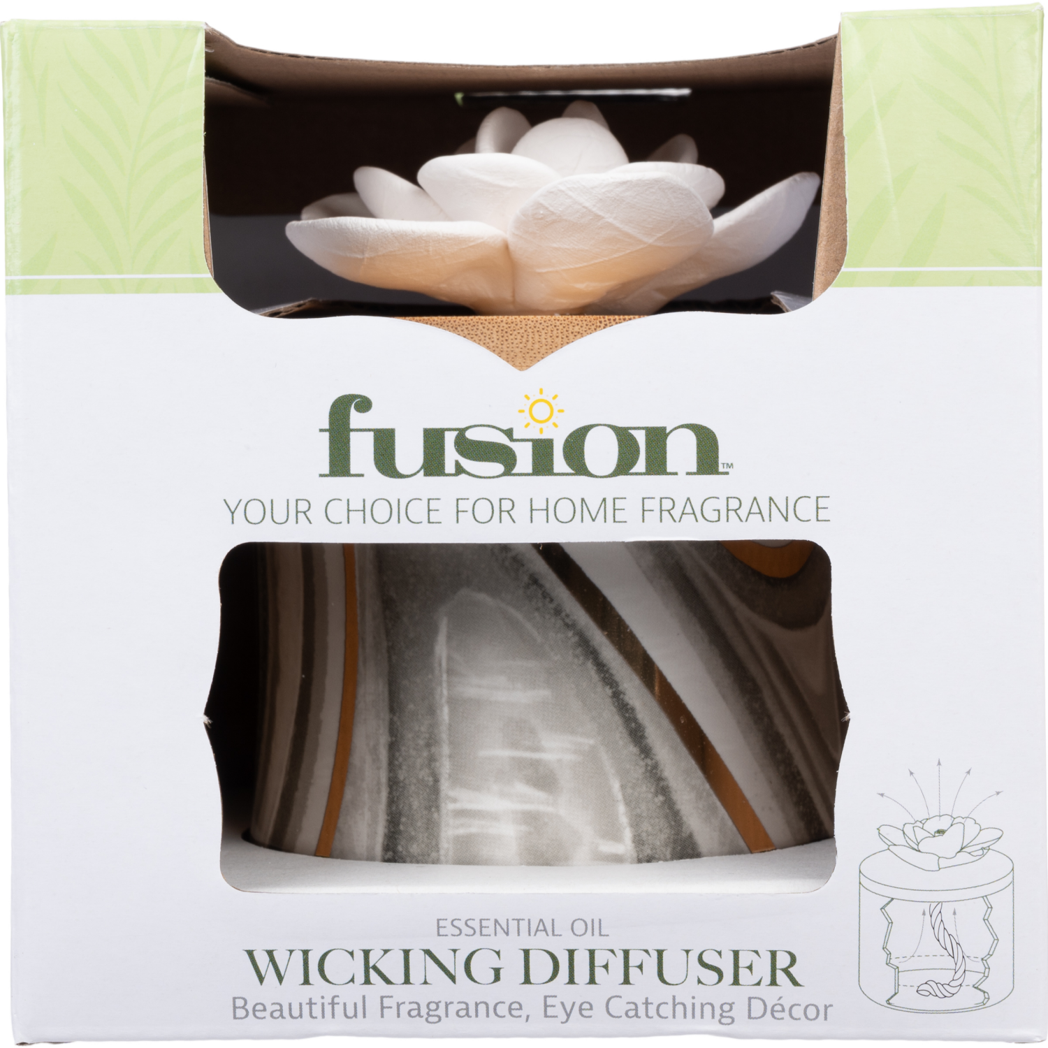 slide 1 of 2, Fusion Ceramic Flower Diffuser Nereus, 1 ct