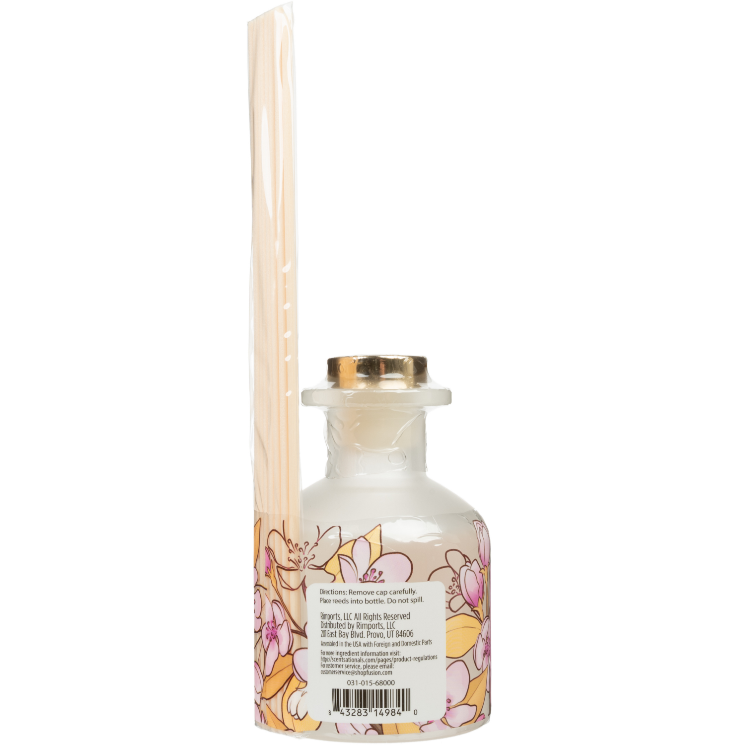slide 2 of 4, SCENTSATIONALS FUSION - AROMATHERAPY - REED DIFFUSER - Cherry Blossom Festival, 1 ct