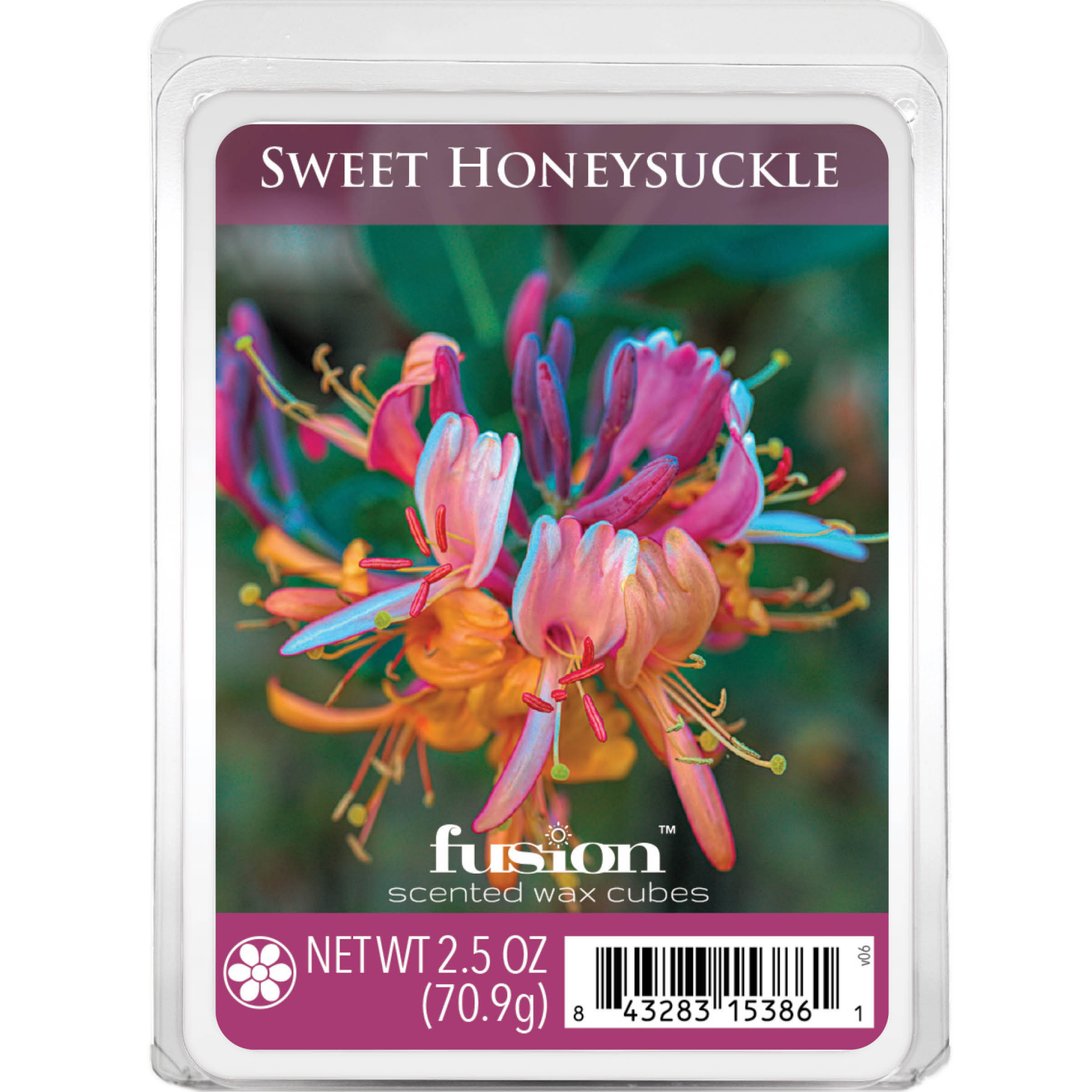 slide 1 of 2, Fusion Sweet Honeysuckle Scented Wax Melt Cubes, 2.5 oz