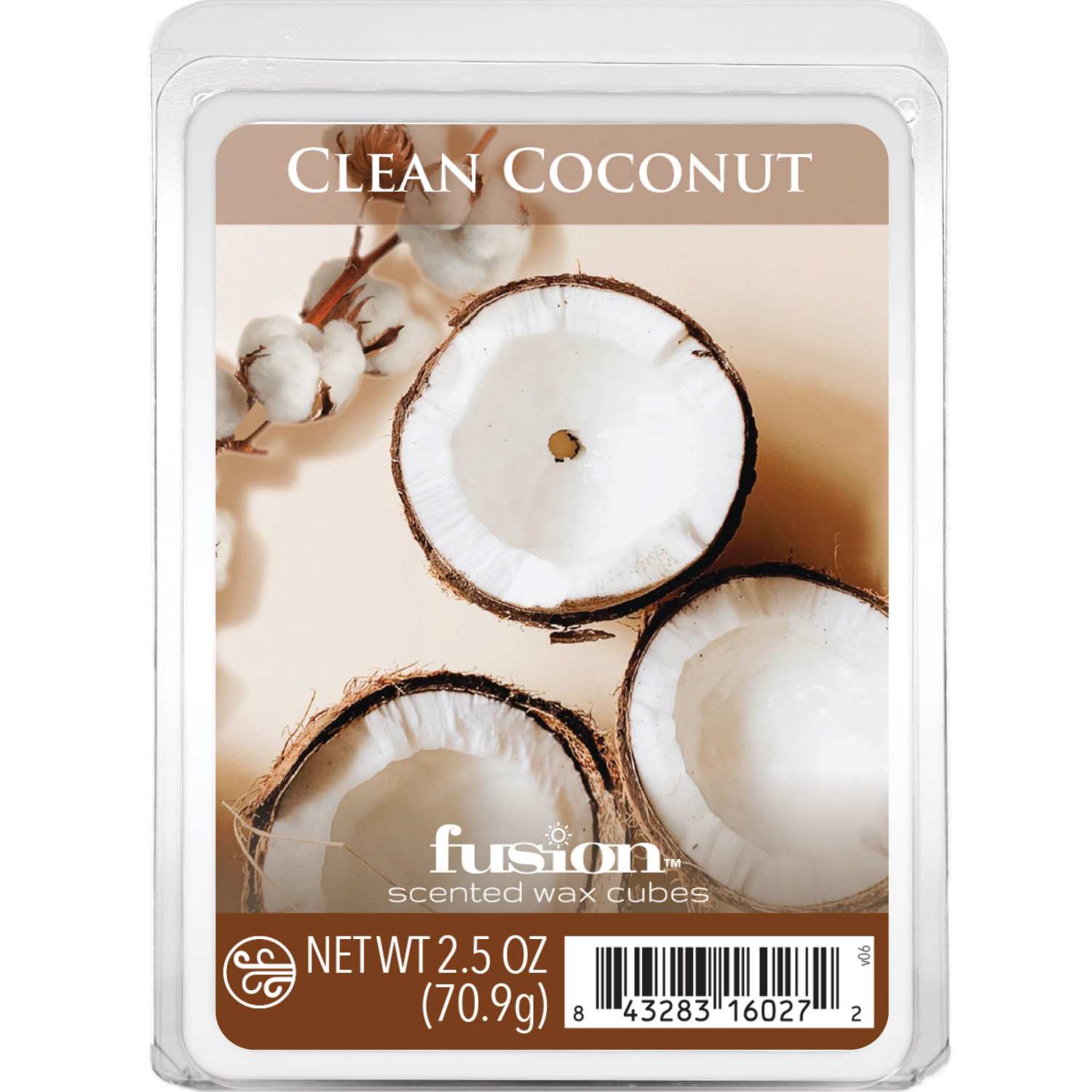 slide 1 of 2, Fusion™ Scented Wax Cubes Clean Coconut, 6 ct; 2.5 oz