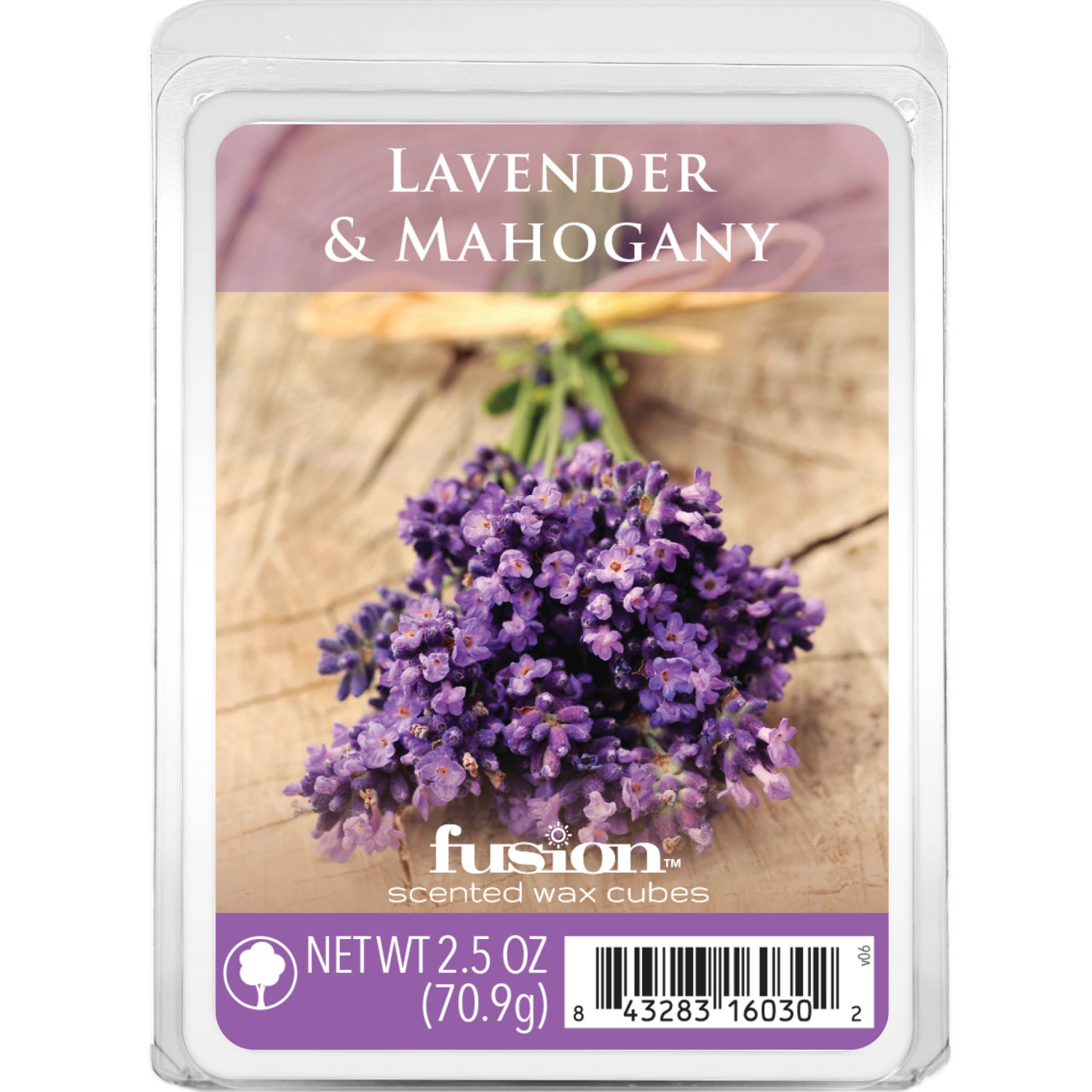 slide 1 of 2, Fusion™ Scented Wax Cubes Lavender & Mahogany, 6 ct; 2.5 oz