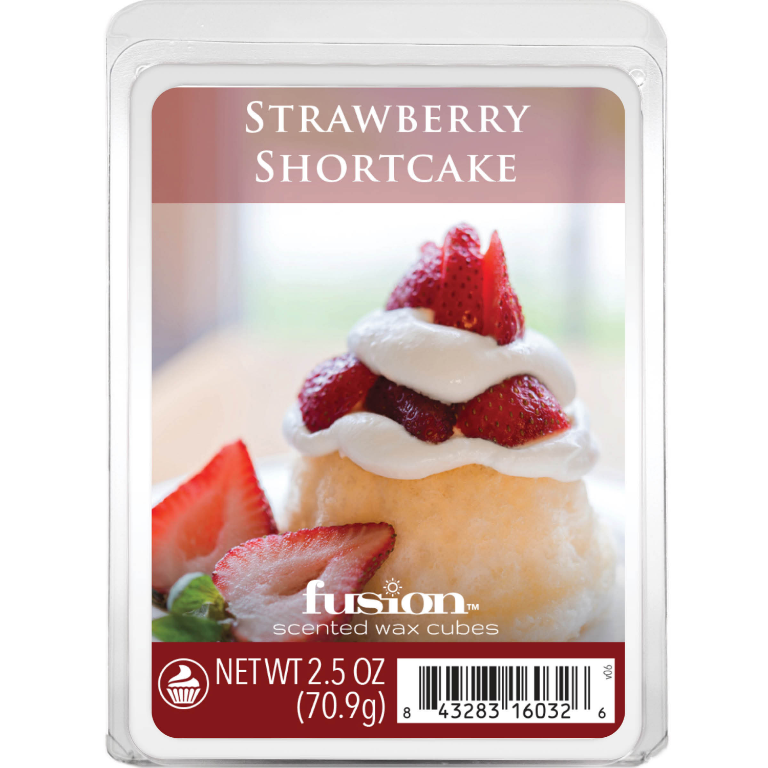 slide 1 of 2, Fusion™ Scented Wax Cubes Strawberry Shortcake, 6 ct; 2.5 oz