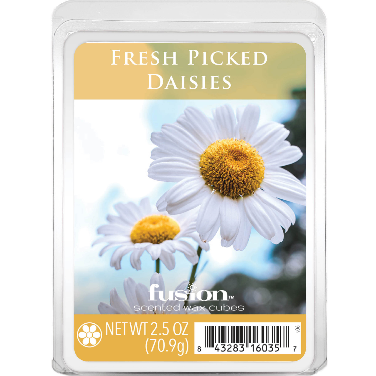 slide 1 of 2, Fusion™ Scented Wax Cubes Fresh Picked Daisies, 6 ct; 2.5 oz
