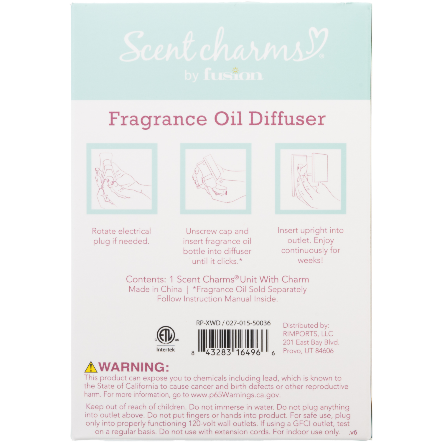 slide 2 of 2, SCENTSATIONALS Audrey Scent Charm No LED, 1 ct