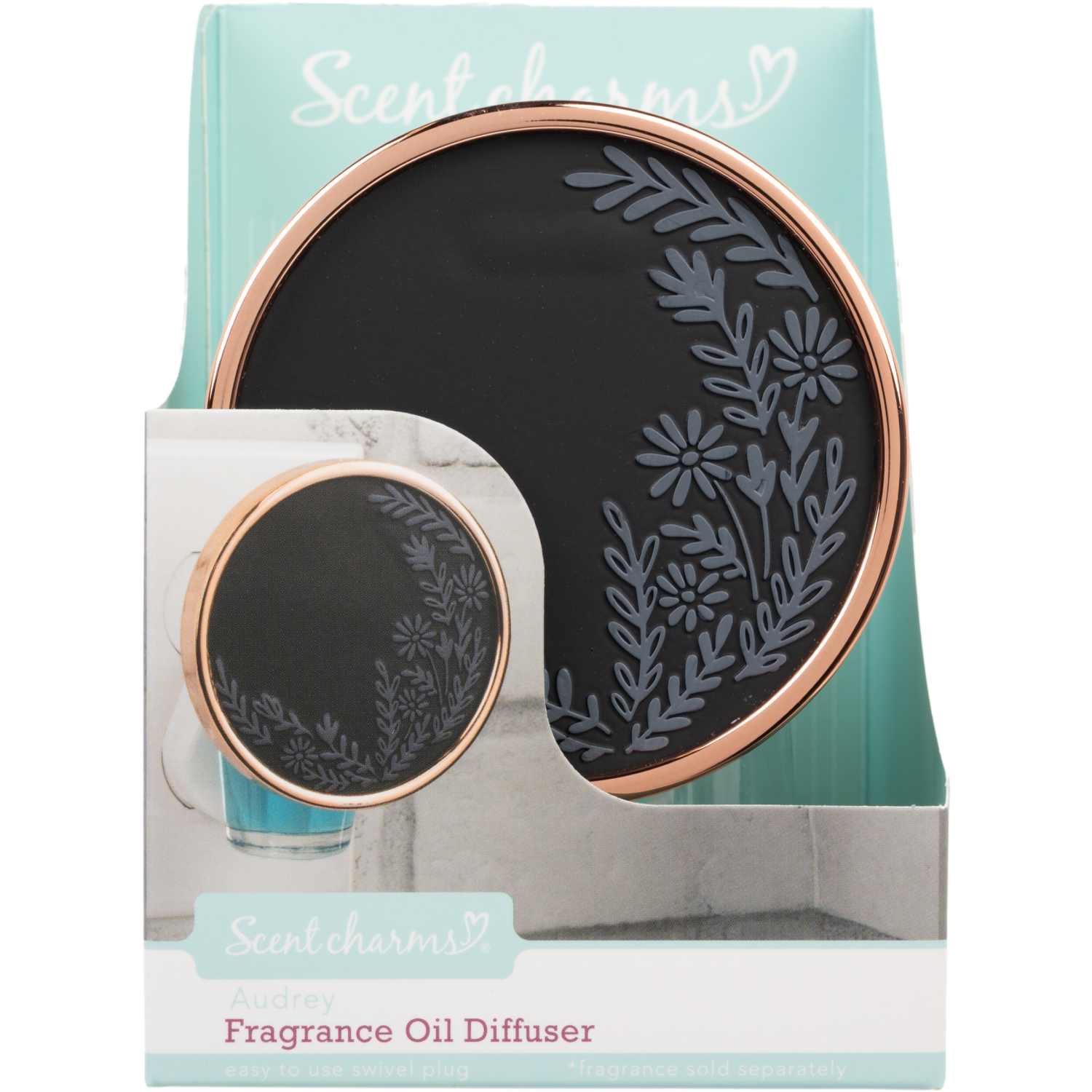 slide 1 of 2, SCENTSATIONALS Audrey Scent Charm No LED, 1 ct