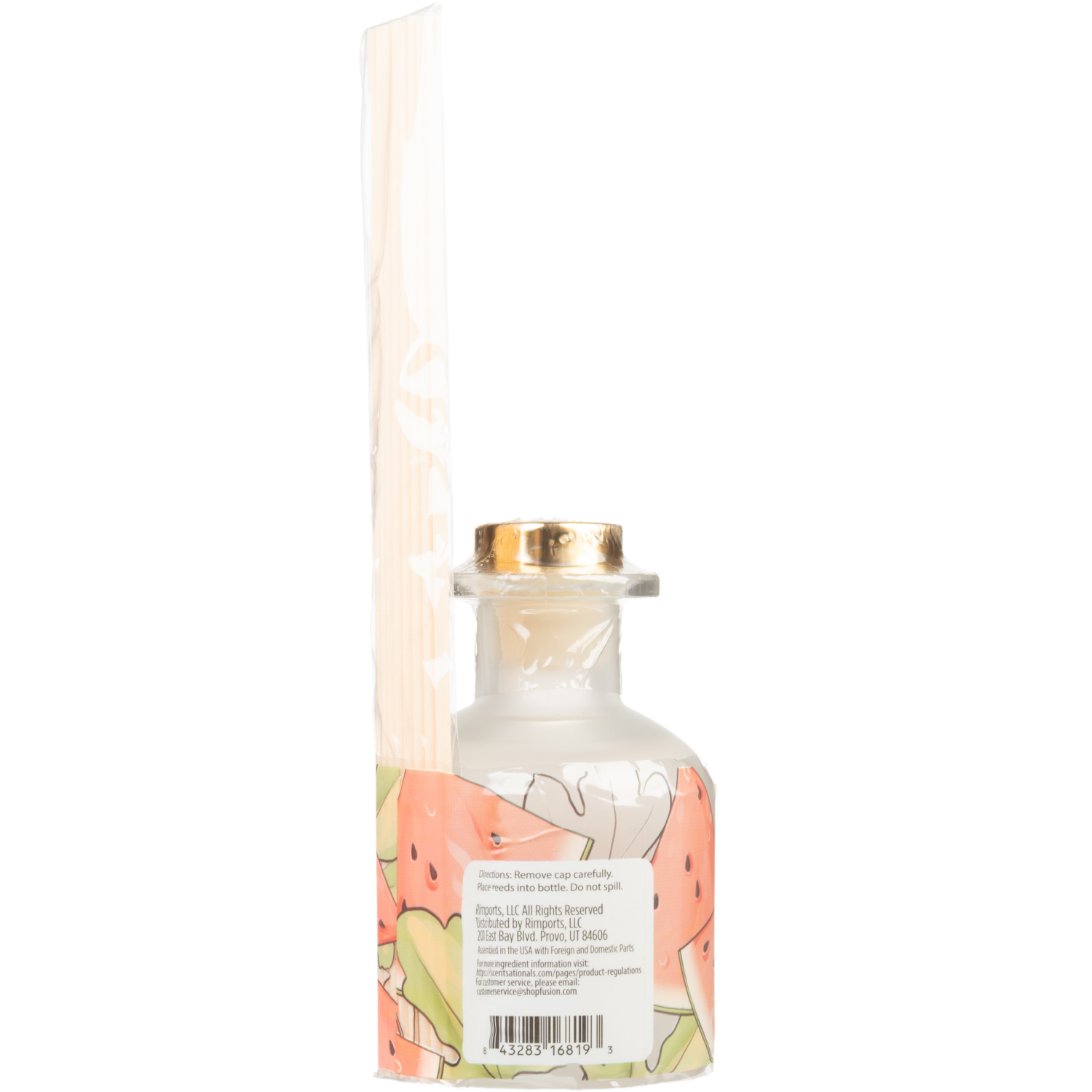 slide 2 of 2, SCENTSATIONALS Sugared Watermelon Reed Diffuser, 1 ct