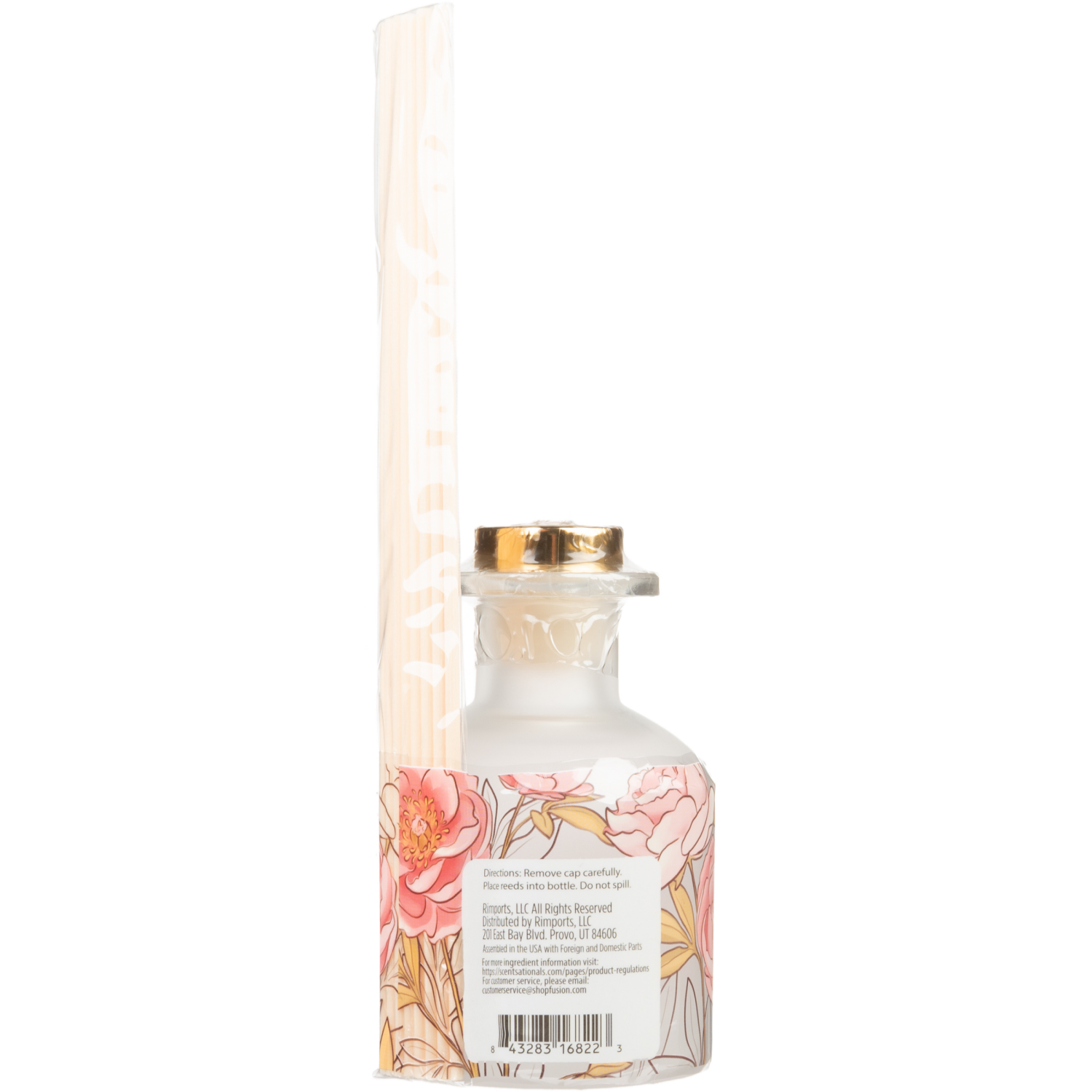 slide 2 of 2, SCENTSATIONALS Pink Pear & Peony Reed Diffuser, 1 ct