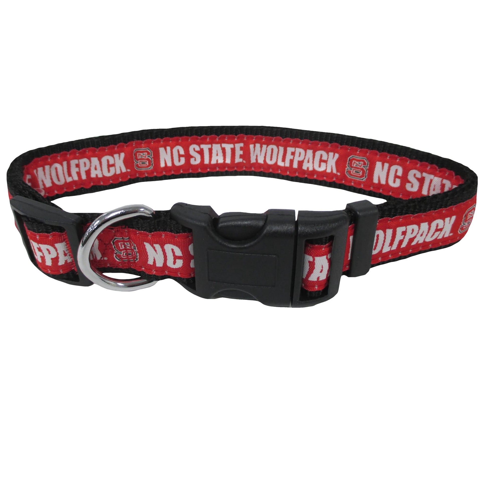 slide 1 of 1, Pets First NC State Wolfpack Collar, LG