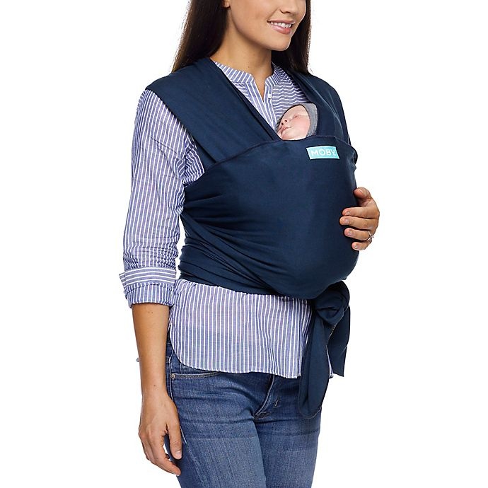 slide 2 of 4, Moby Wrap Classic Baby Carrier - Midnight, 1 ct