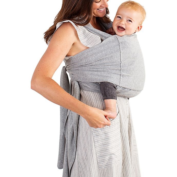 slide 3 of 8, Moby Wrap Fit Baby Carrier - Grey, 1 ct