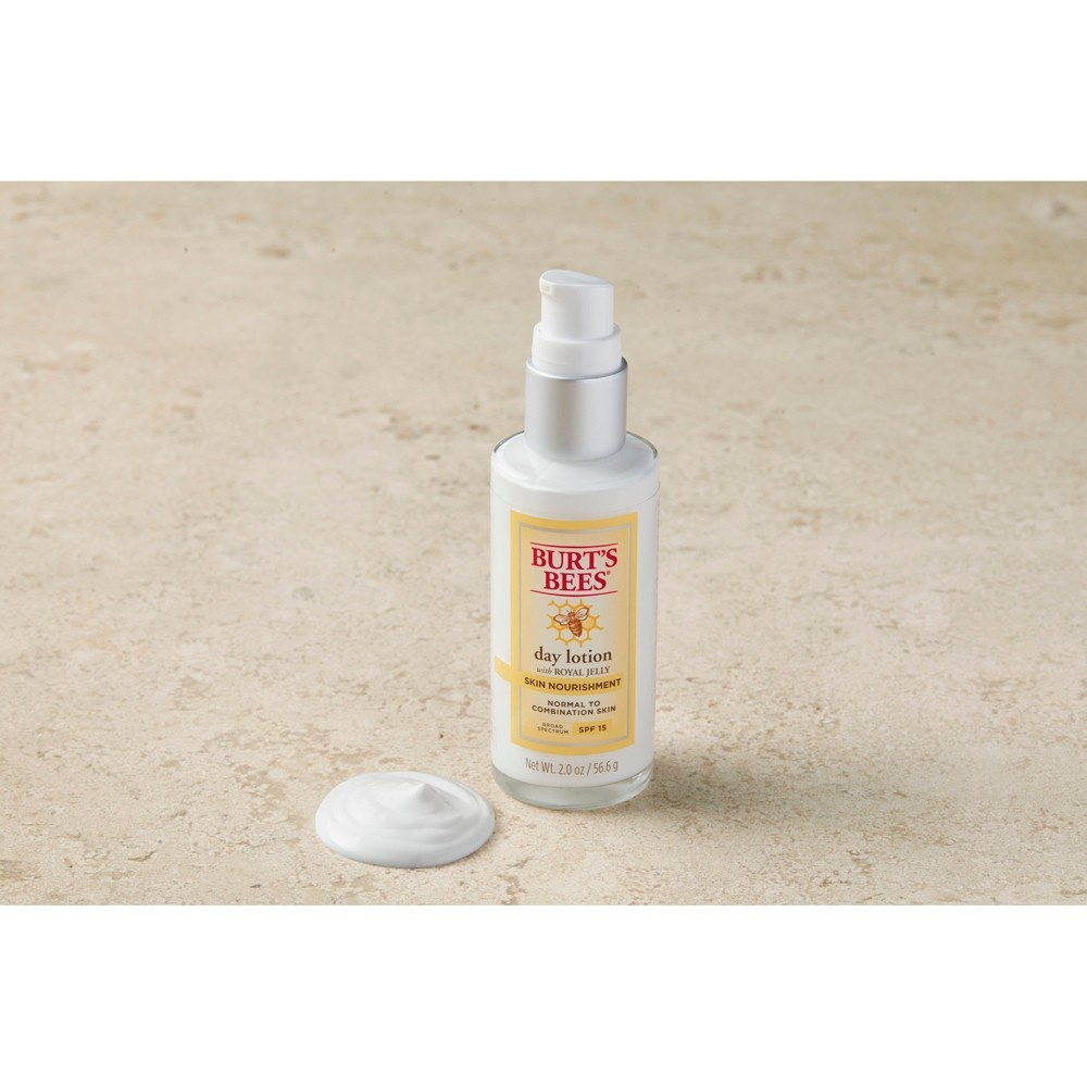 slide 4 of 8, Burt's Bees Skin Nourishment Day Lotion With SPF 15, 2 oz