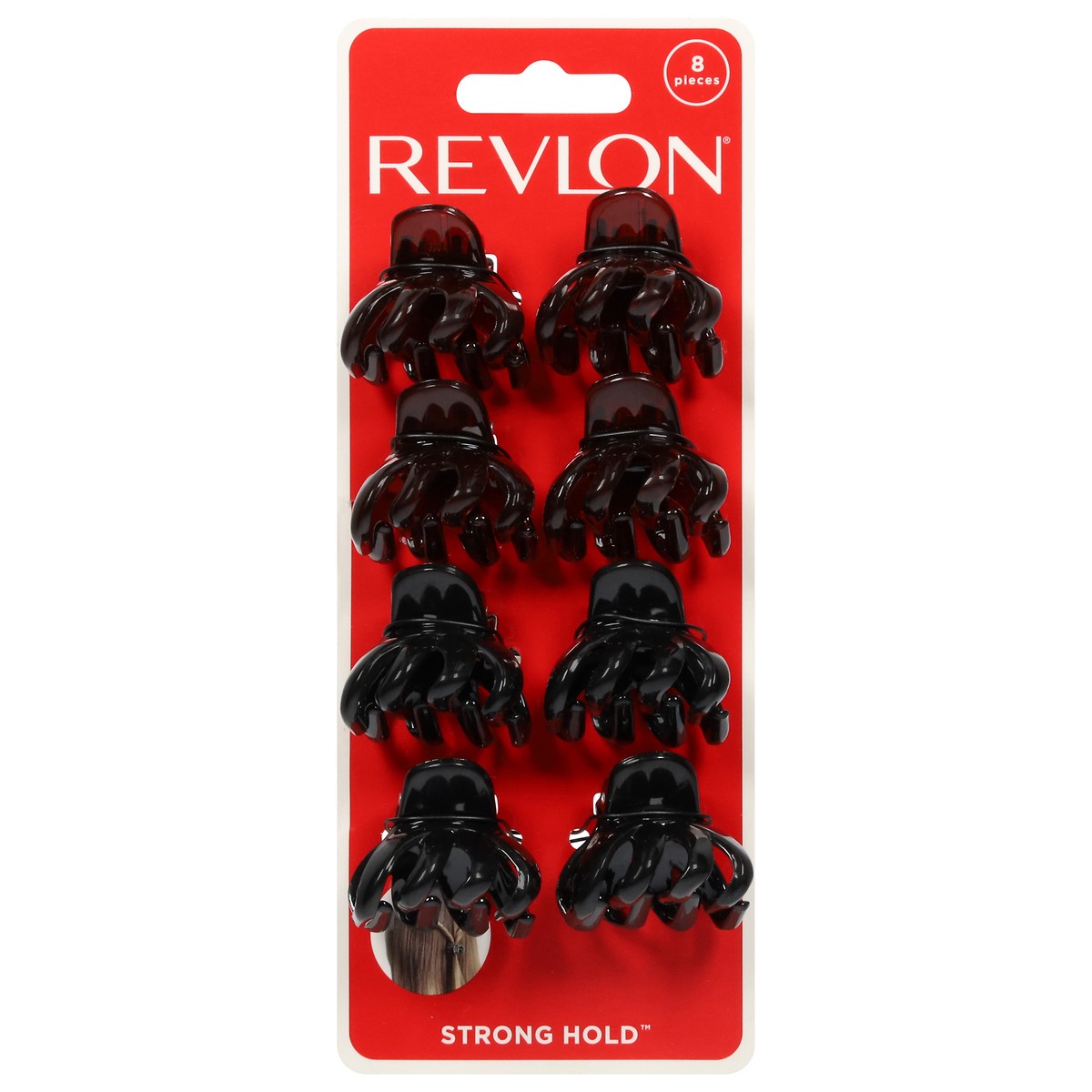 slide 1 of 9, Revlon Strong Hold Clips 8 ea, 8 ct