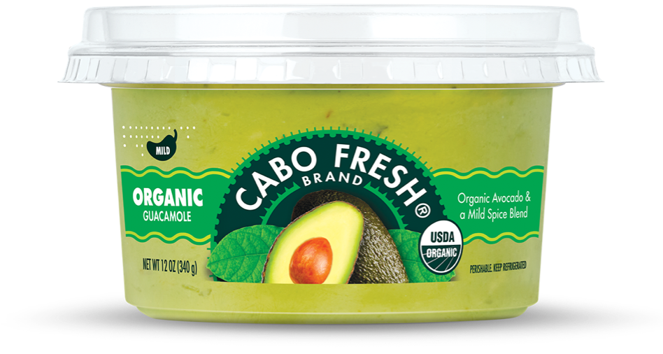 slide 1 of 3, Cabo Fresh Organic Mild Guacamole, 12 oz