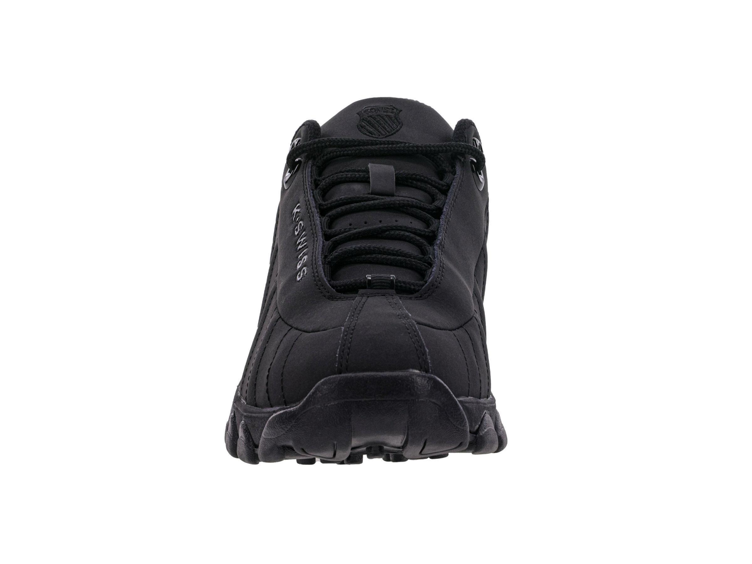 slide 1 of 7, K Swiss Mens St329 Cmf Black Xw 10.5W, 10.5w