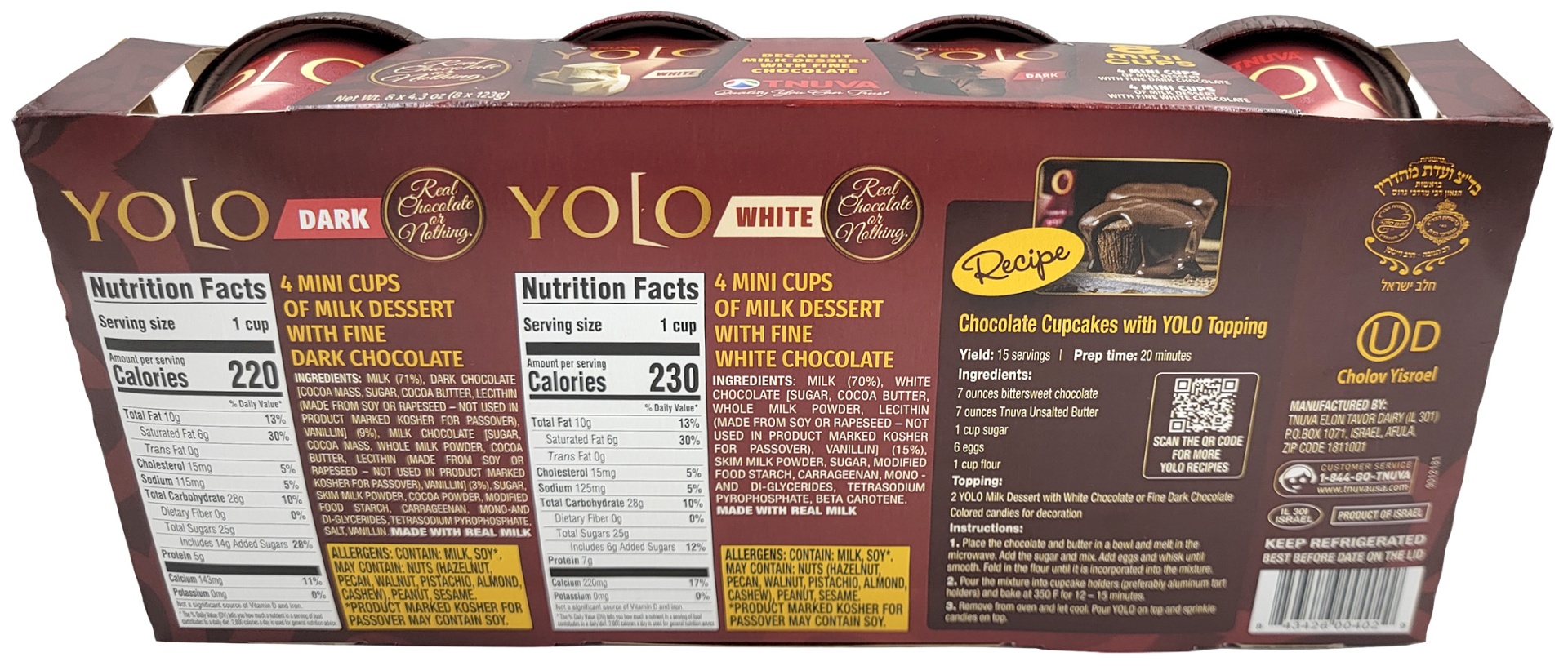 slide 2 of 2, Tnuva Usa Inc Yolo Decadent Milk Dessert, 