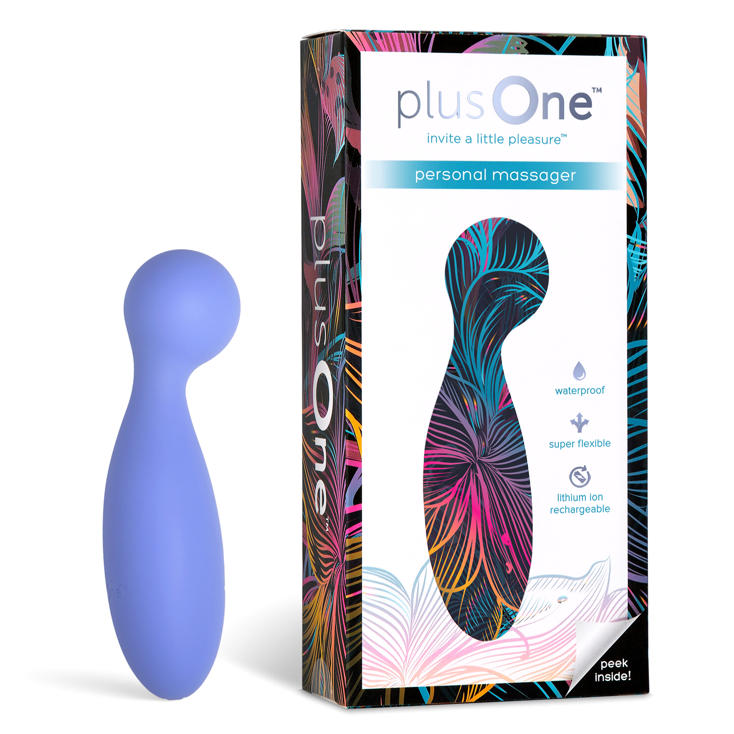 slide 2 of 5, plusOne Personal Massager 1 ea, 1 ct