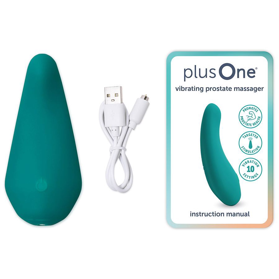 slide 4 of 5, plusOne Vibrating Prostate Massager 1 ea, 1 ct