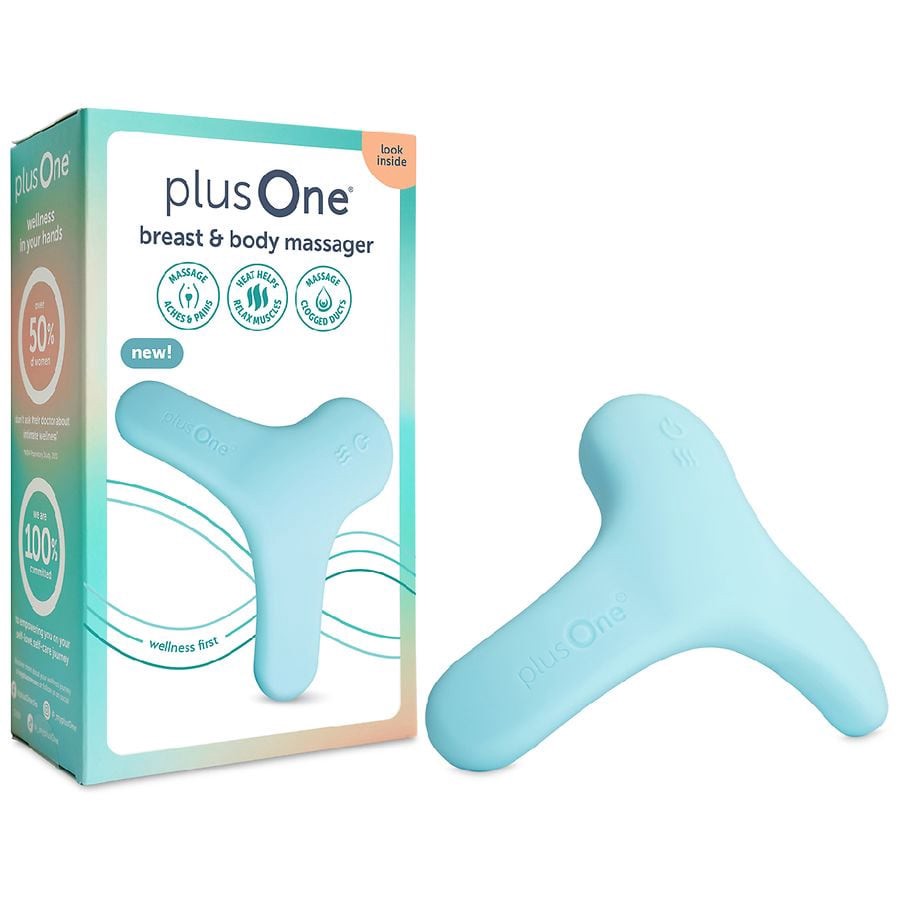 slide 5 of 5, plusOne Breast & Body Massager 1 ea, 1 ct
