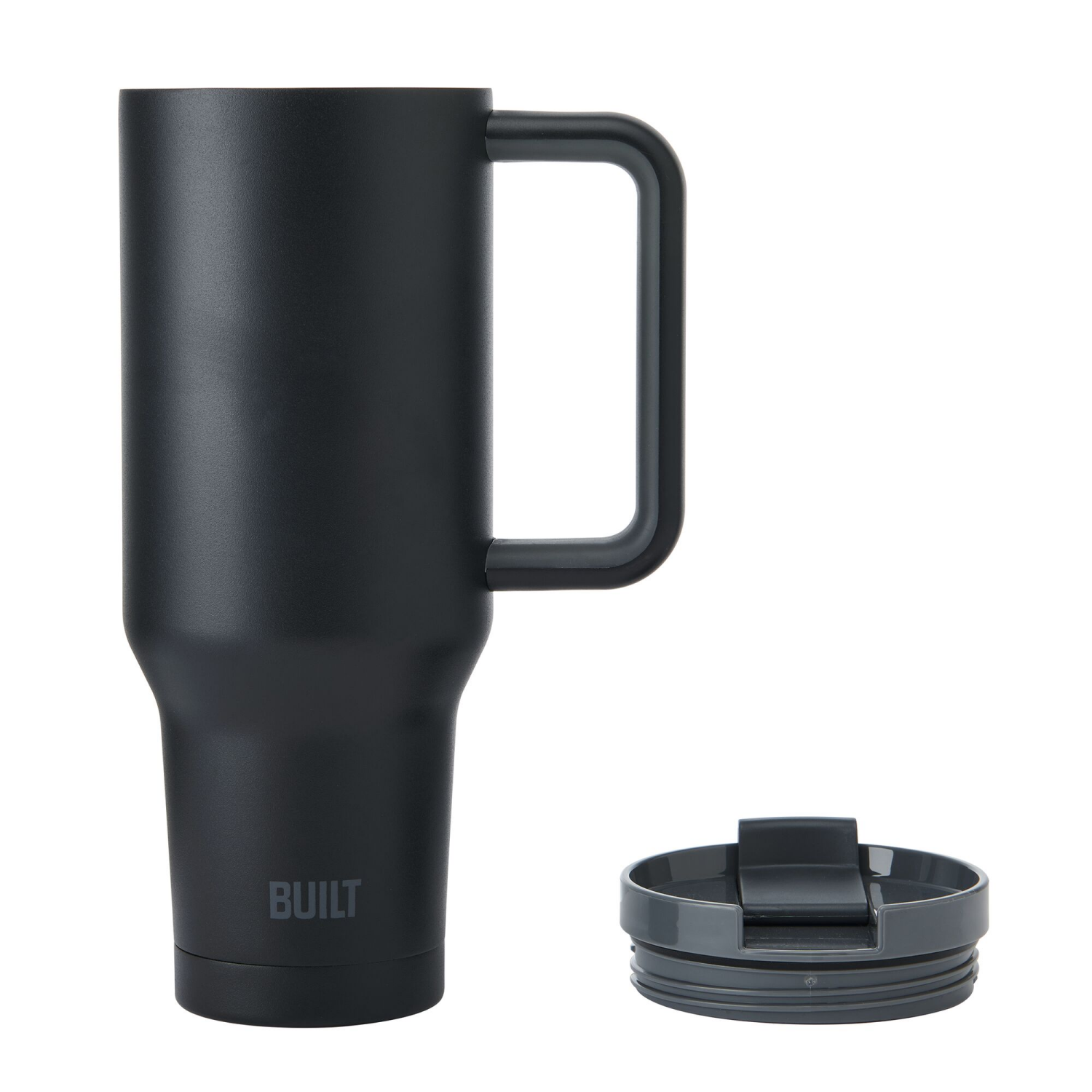 slide 2 of 2, Built NY Tumbler with Side Handle Straw Black 40oz, 40 oz