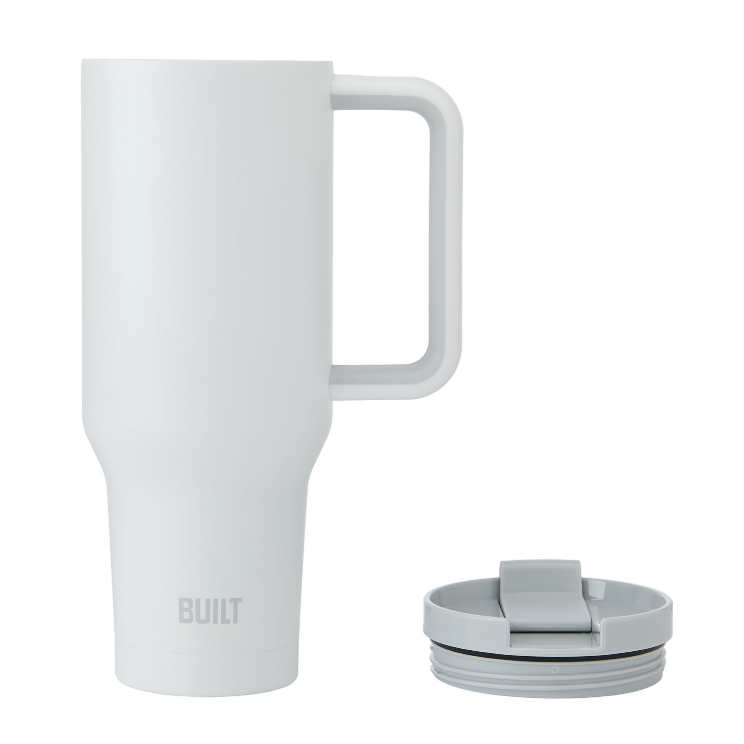 slide 2 of 2, Built NY Tumbler with Side Handle Straw White 40oz, 40 oz