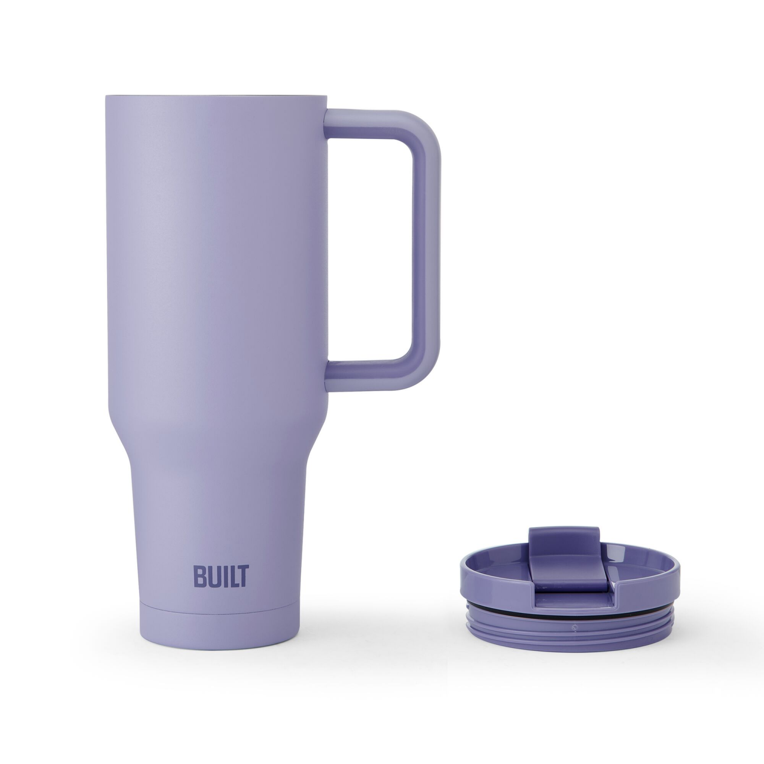 slide 2 of 2, Built NY Tumbler with Side Handle Straw Purple 40oz, 40 oz