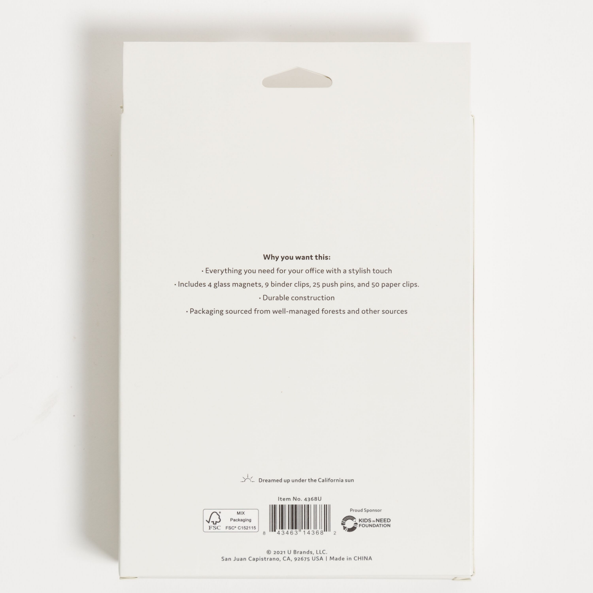 slide 3 of 3, U Brands Office Accessories Kit - Pastel Ombre, 88 ct