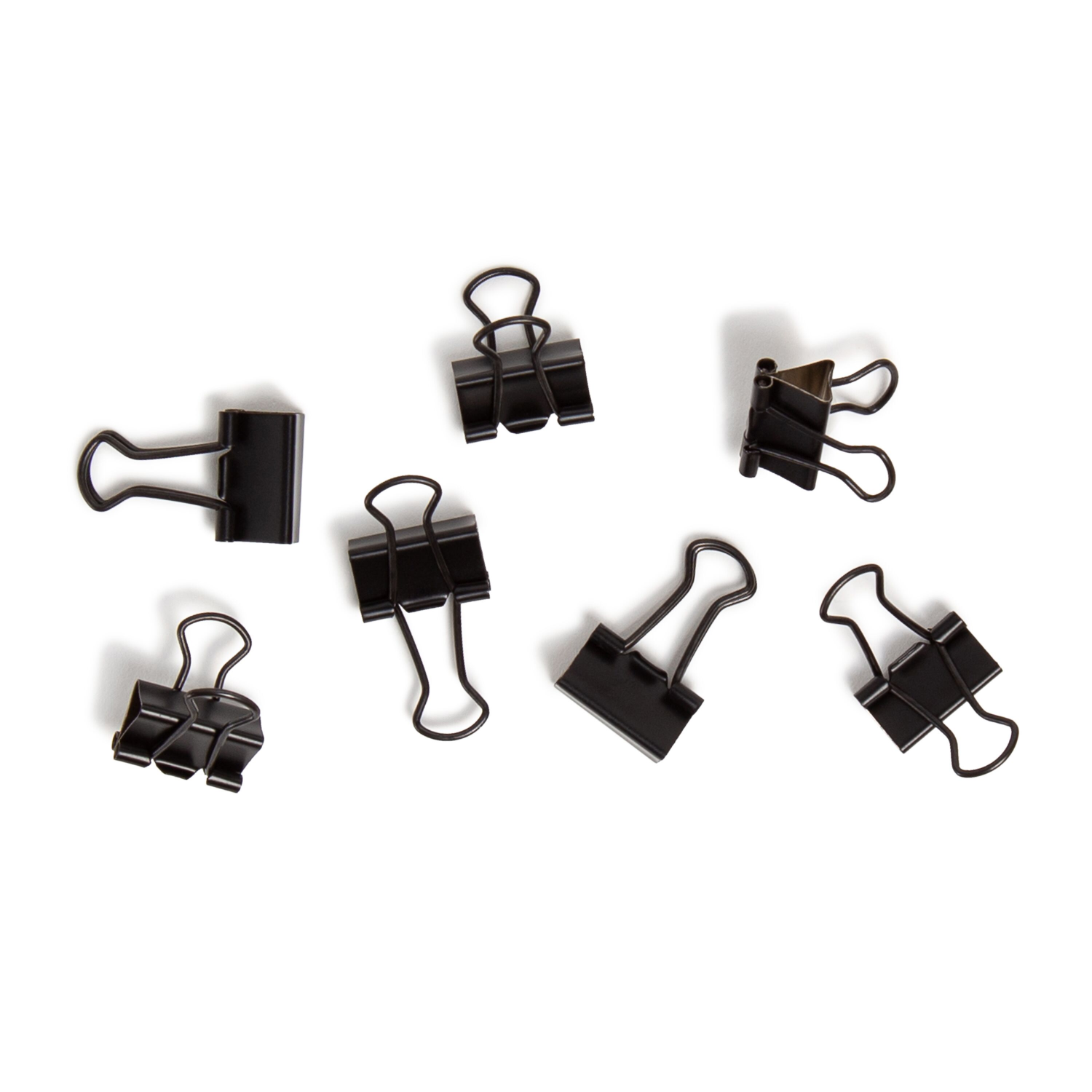 slide 3 of 3, U Brands Mini Binder Clips - Matte Black, 40 ct