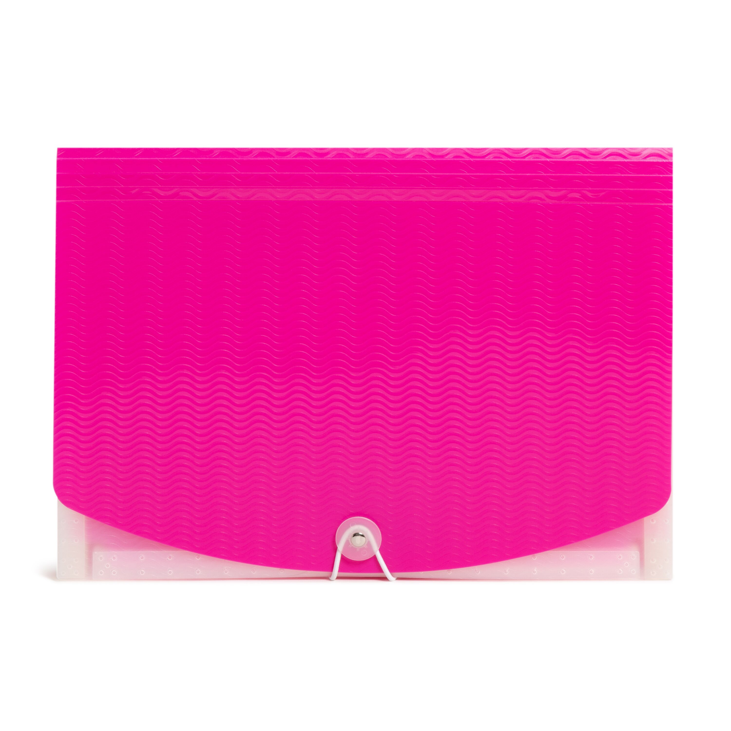 slide 2 of 5, SMEAD 7 Pocket Poly, Letter Size, Assortment, Light Blue/Pink, 1 ct