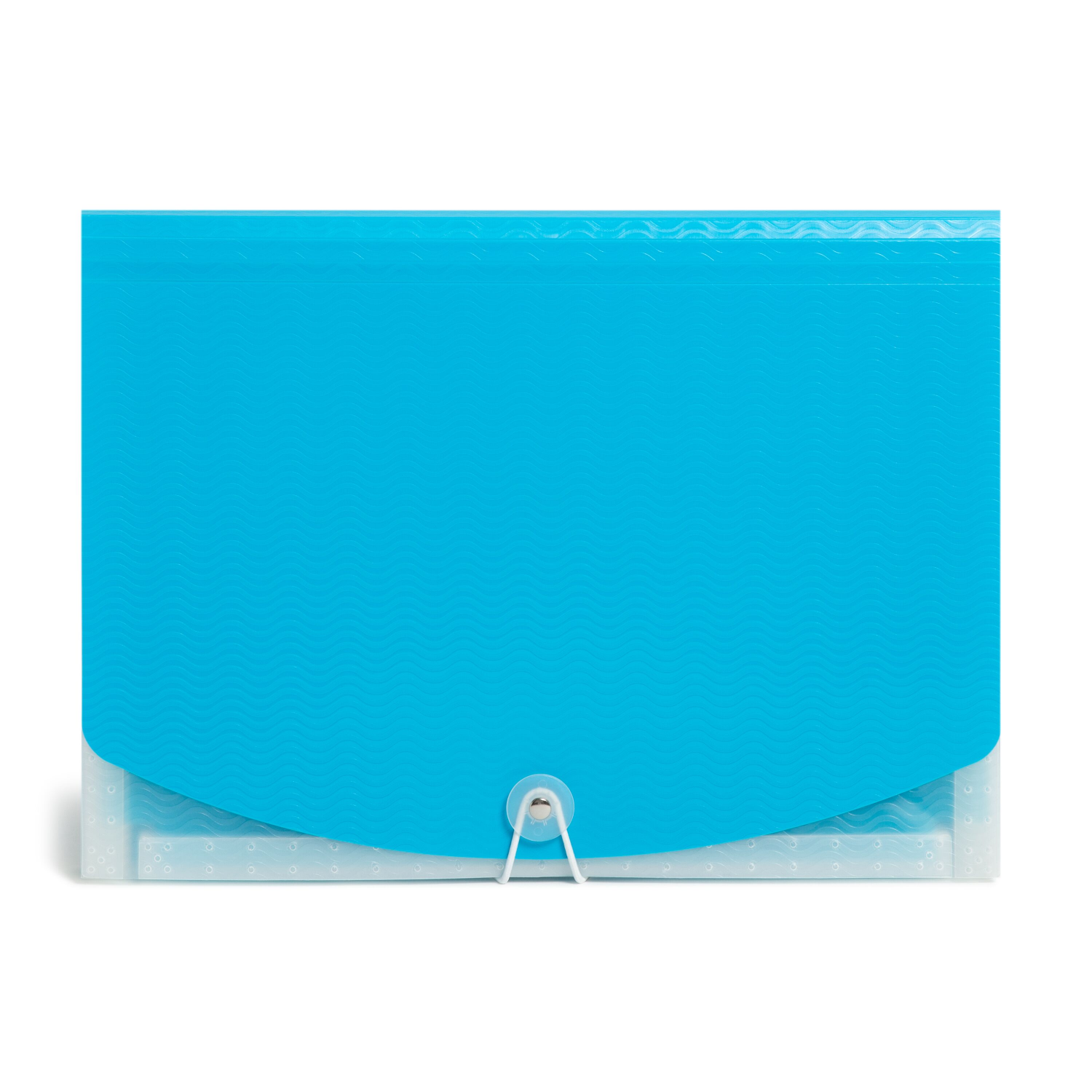 slide 1 of 5, SMEAD 7 Pocket Poly, Letter Size, Assortment, Light Blue/Pink, 1 ct