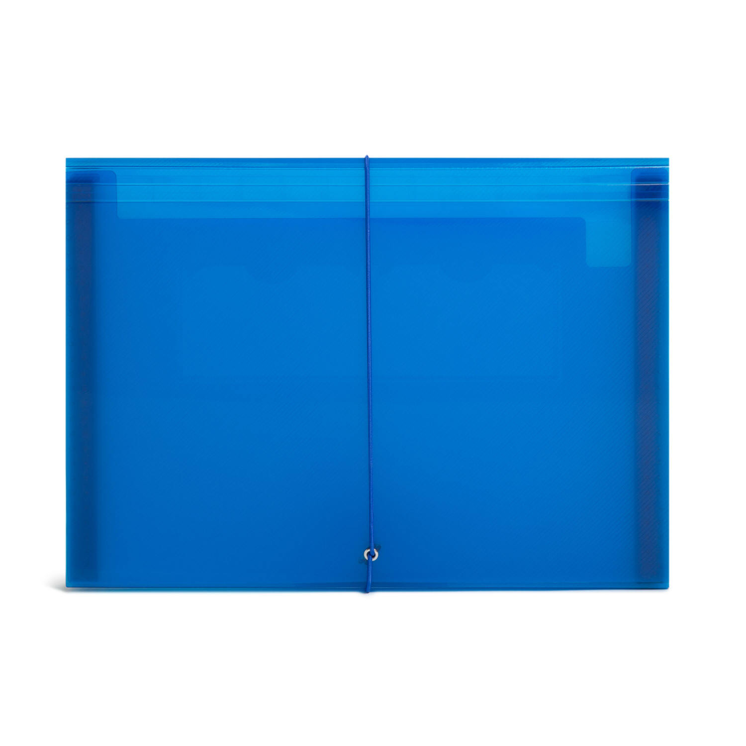 slide 3 of 4, SMEAD 13 Pocket Poly, Letter Size, Assortment, Light Blue/Red, 1 ct