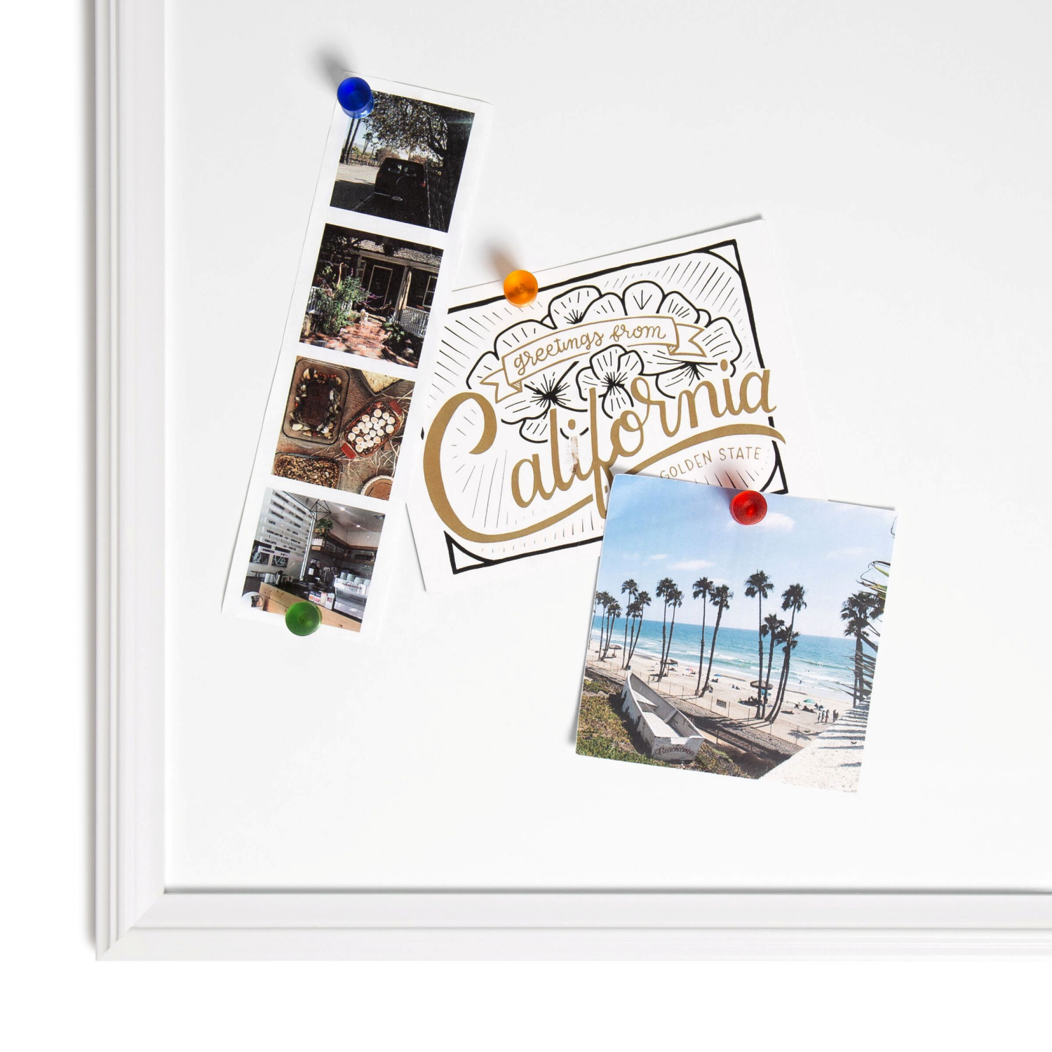 slide 3 of 3, U Brands Easy Grab Magnets, Set of 8, Assorted Primary Colors, 8 ct