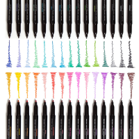 slide 11 of 13, U Brands 30pk Permanent Markers Multicolored, 30 ct