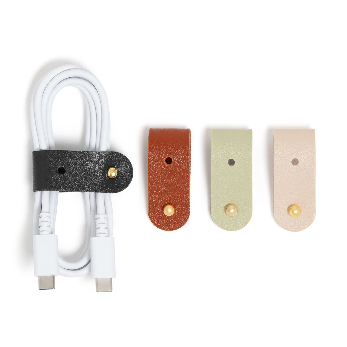 slide 3 of 4, Ubrands 4ct Vegan Leather Cord Straps - Tech Classics, 4 ct