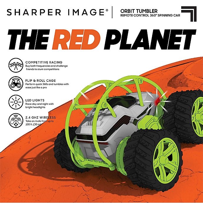 slide 3 of 12, Sharper Image Orbit Tumbler Remote Controlled Car, 1 ct