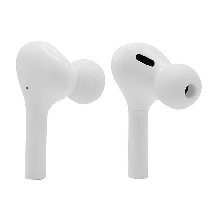 slide 1 of 11, Sharper Image Earbuds Headphones - White, 1 ct