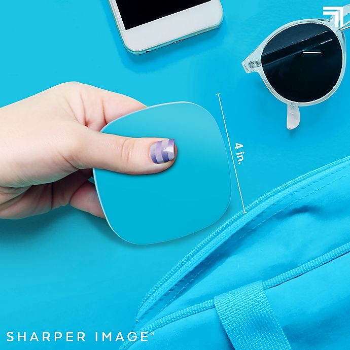 slide 2 of 10, Sharper Image Wireless Charging Pad - Neon Blue, 1 ct