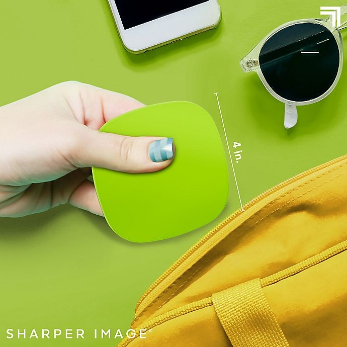 slide 6 of 10, Sharper Image Wireless Charging Pad - Neon Green, 1 ct