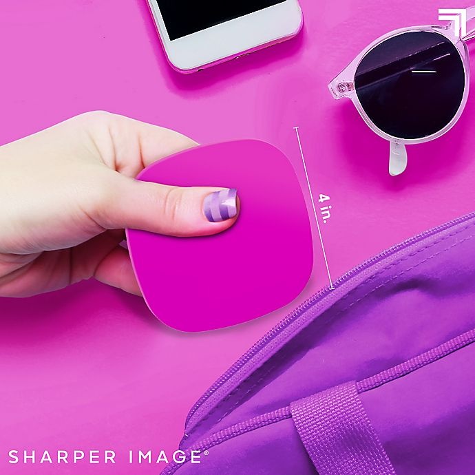 slide 4 of 10, Sharper Image Wireless Charging Pad - Neon Pink, 1 ct