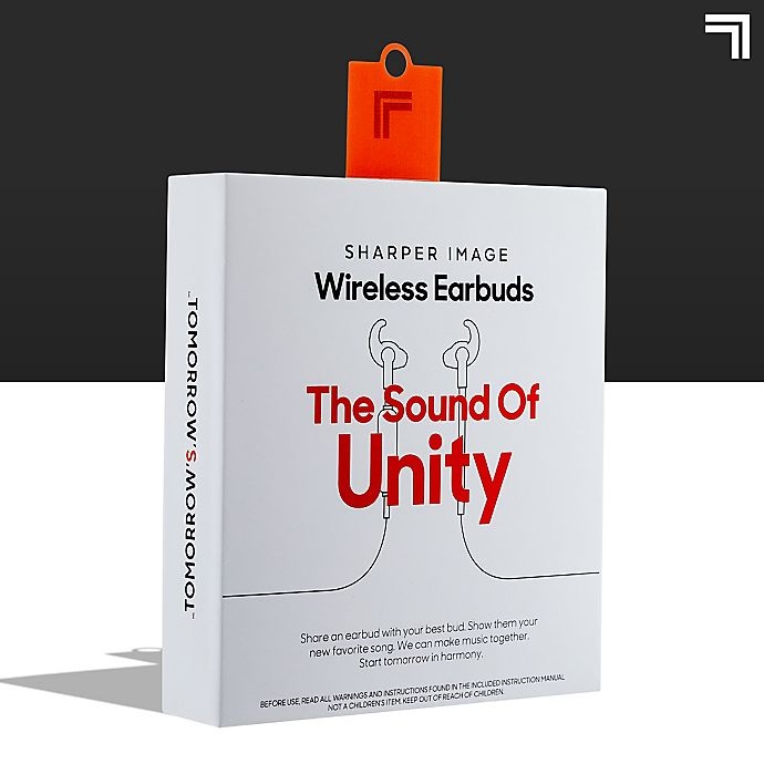 slide 5 of 9, Sharper Image The Sound Of Unity Wireless Earbuds - Grey, 1 ct
