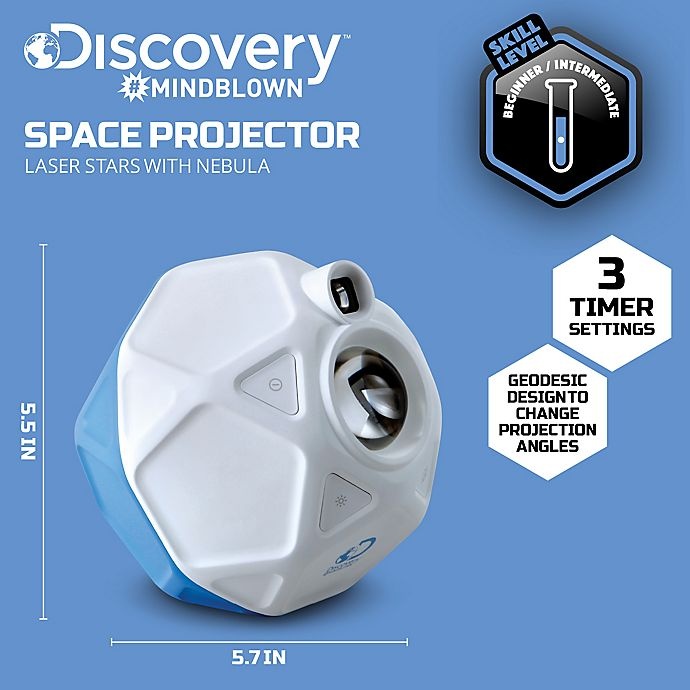 slide 4 of 8, Discovery MINDBLOWN Space Projector Laser Stars with Nebula, 1 ct