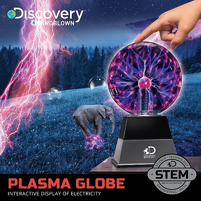 slide 4 of 9, Discovery MINDBLOWN Plasma Orb, 6 in