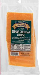 Red Apple Cheese Naturally Good Kosher Cheese Slices 8 oz