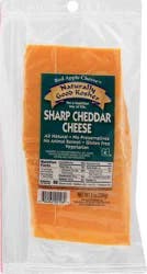Red Apple Cheese Naturally Good Kosher Cheese Slices 8 oz