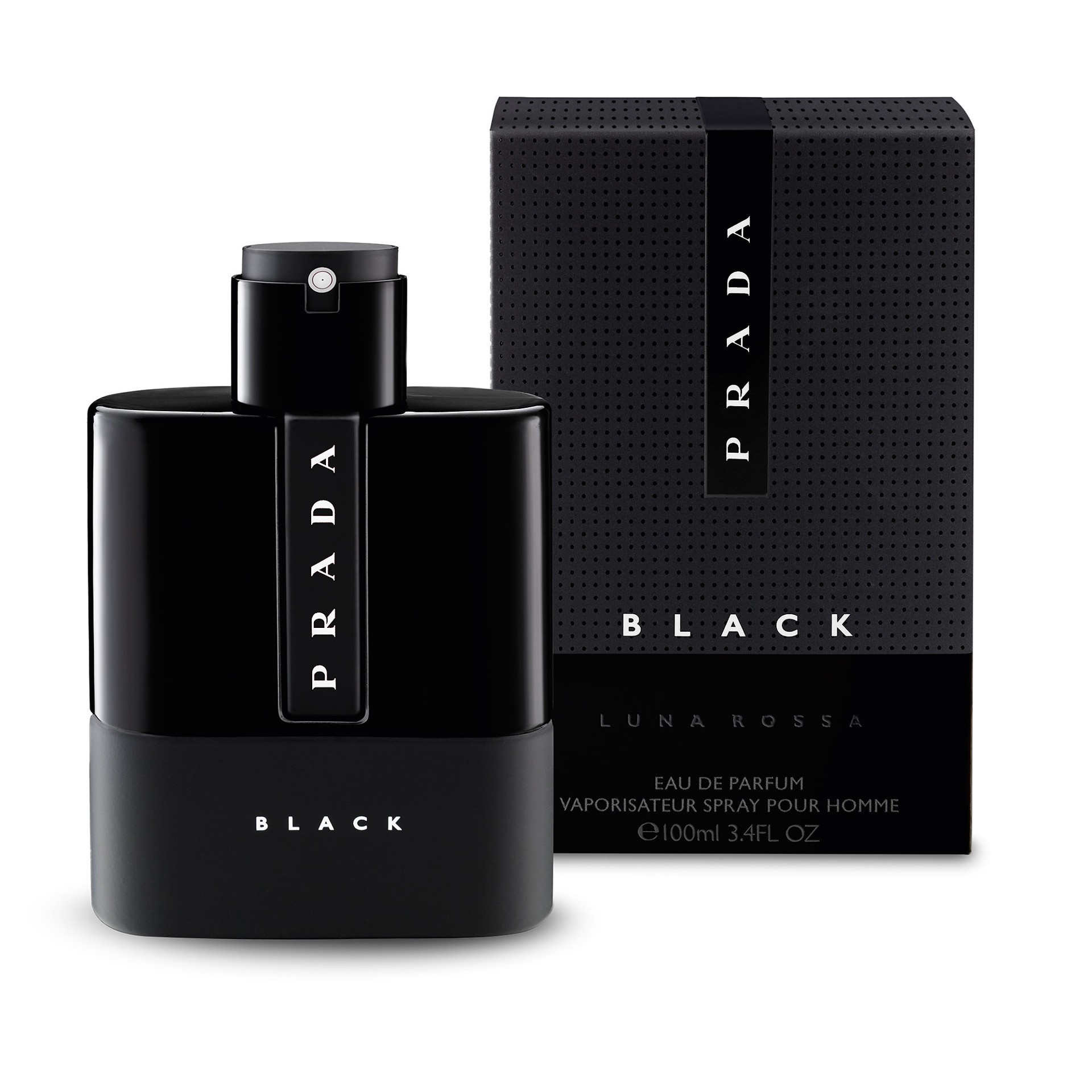 slide 2 of 2, Prada Luna Rossa Black Eau de Parfum with Musk & Bergamot 3.4 oz/ 101 mL, 