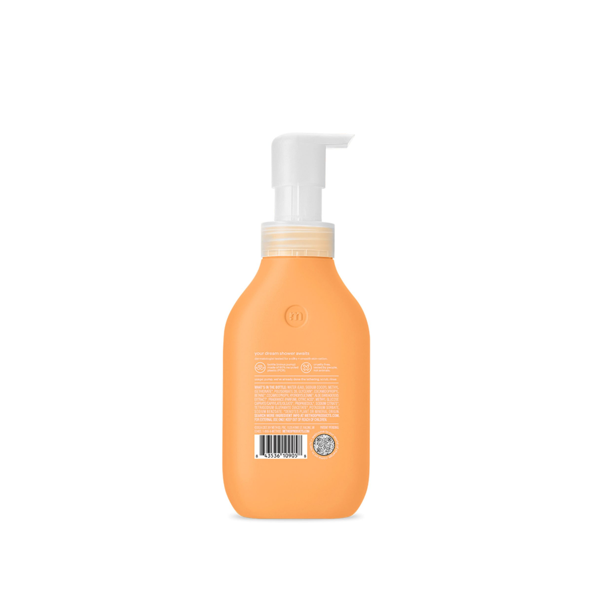 slide 2 of 2, method Foaming Vetiver Amber Body Wash 13.5 fl oz, 13.5 fl oz